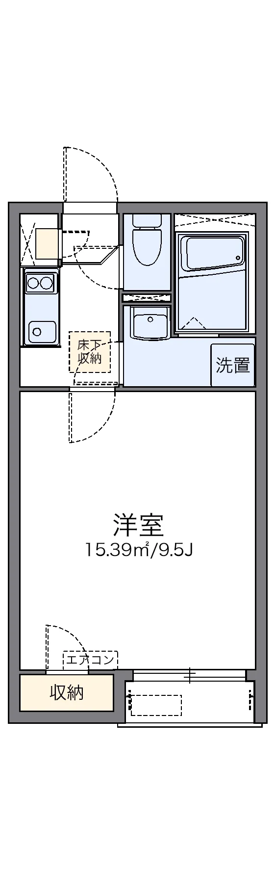 代表的な間取のため実際の間取とは異なる場合があります