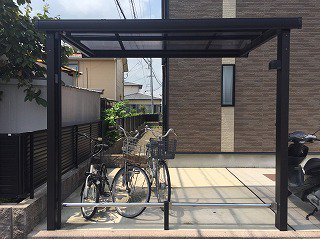 屋根付き駐輪場