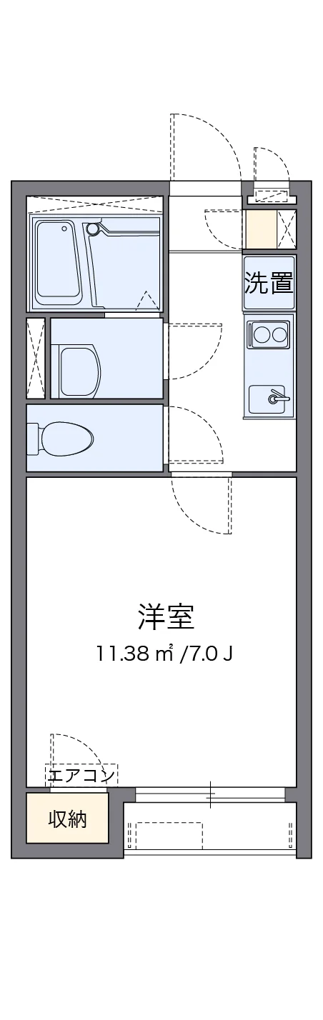 代表的な間取のため実際の間取とは異なる場合があります