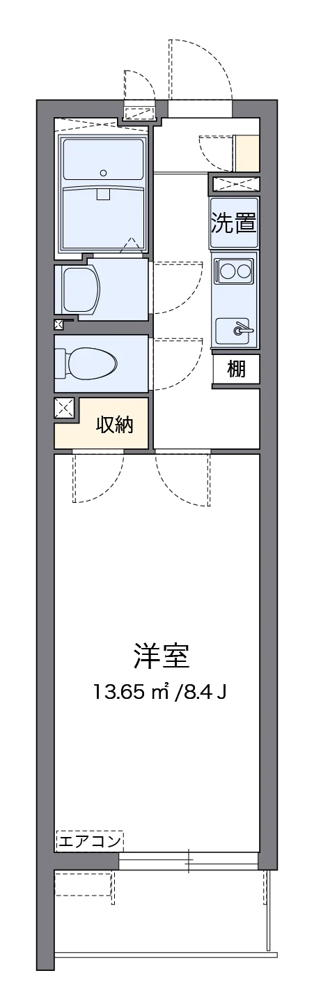 代表的な間取のため実際の間取とは異なる場合があります