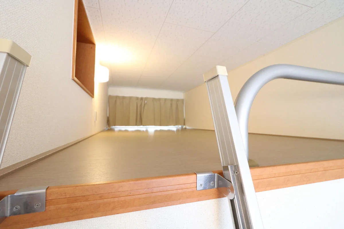 ロフトを活用すれば広々とした洋室を確保