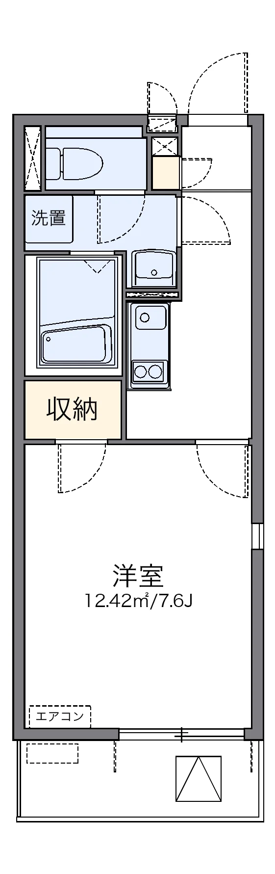 代表的な間取のため実際の間取とは異なる場合があります