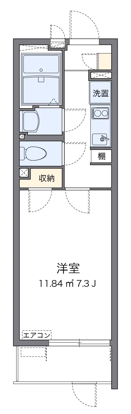代表的な間取のため実際の間取とは異なる場合があります