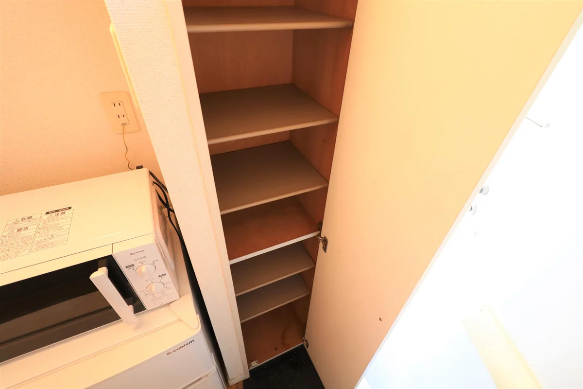 シューズボックス完備により女性でも安心