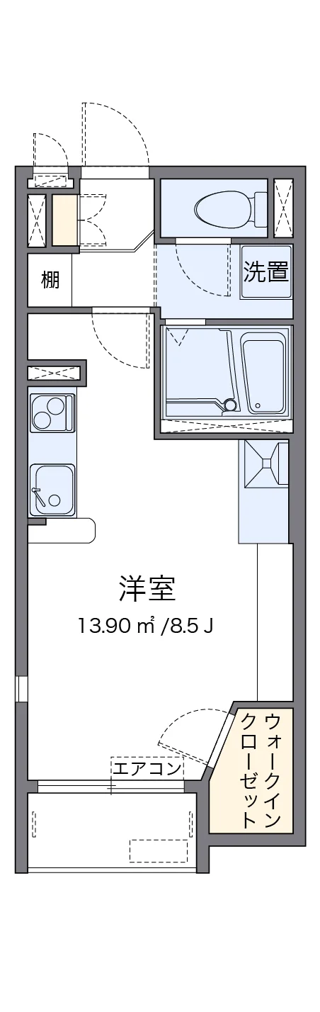 代表的な間取のため実際の間取とは異なる場合があります
