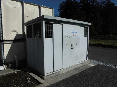 入居者様専用ゴミ庫です。