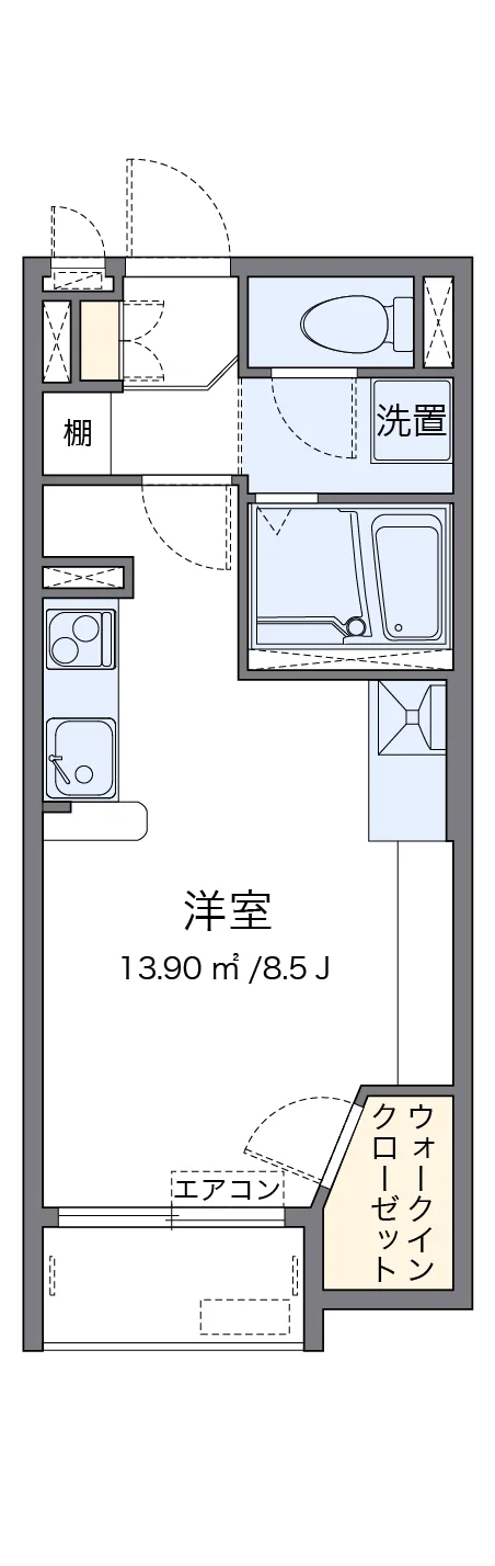 代表的な間取のため実際の間取とは異なる場合があります