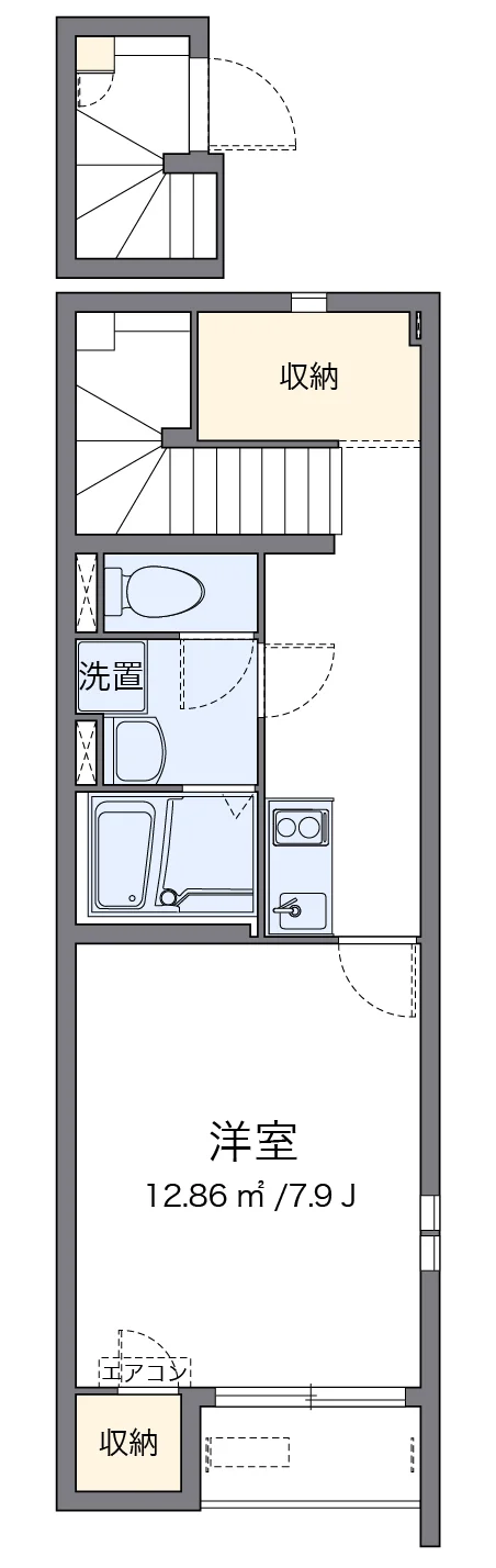 代表的な間取のため実際の間取とは異なる場合があります