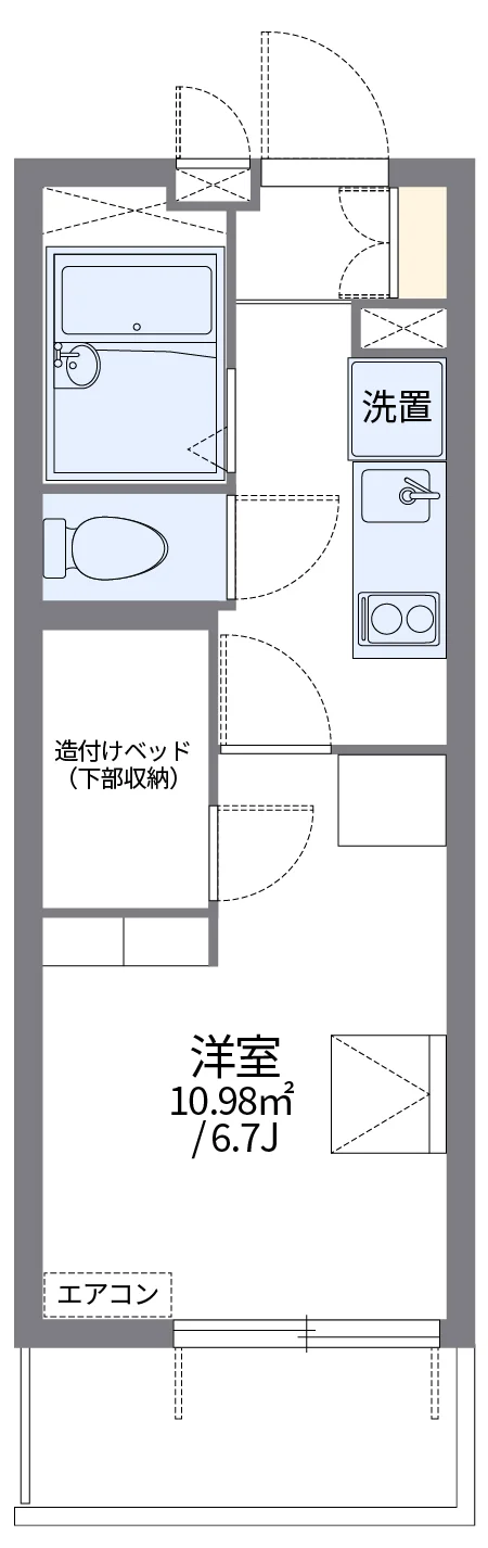 代表的な間取のため実際の間取とは異なる場合があります