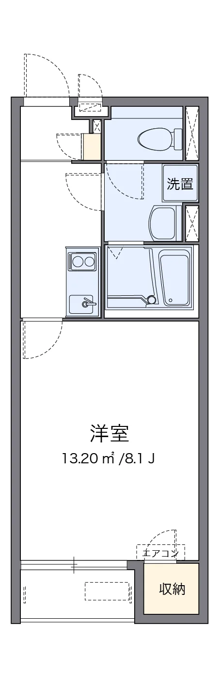 代表的な間取のため実際の間取とは異なる場合があります