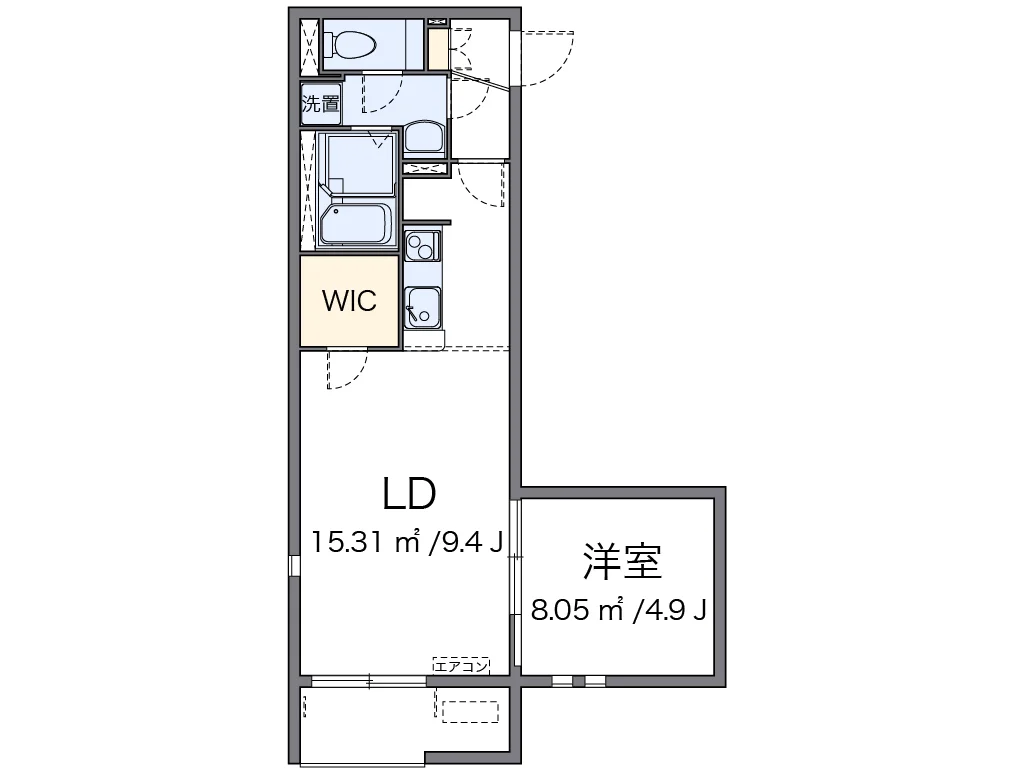 代表的な間取のため実際の間取とは異なる場合があります