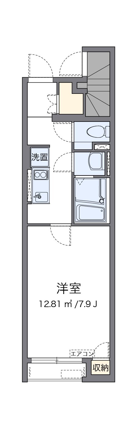 代表的な間取のため実際の間取とは異なる場合があります