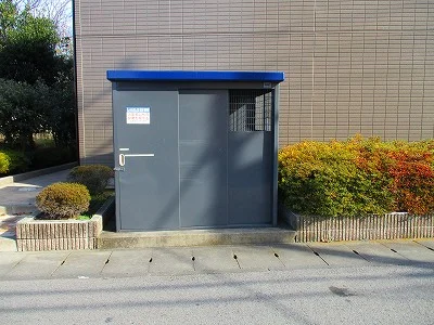 入居者様専用ゴミ庫です。