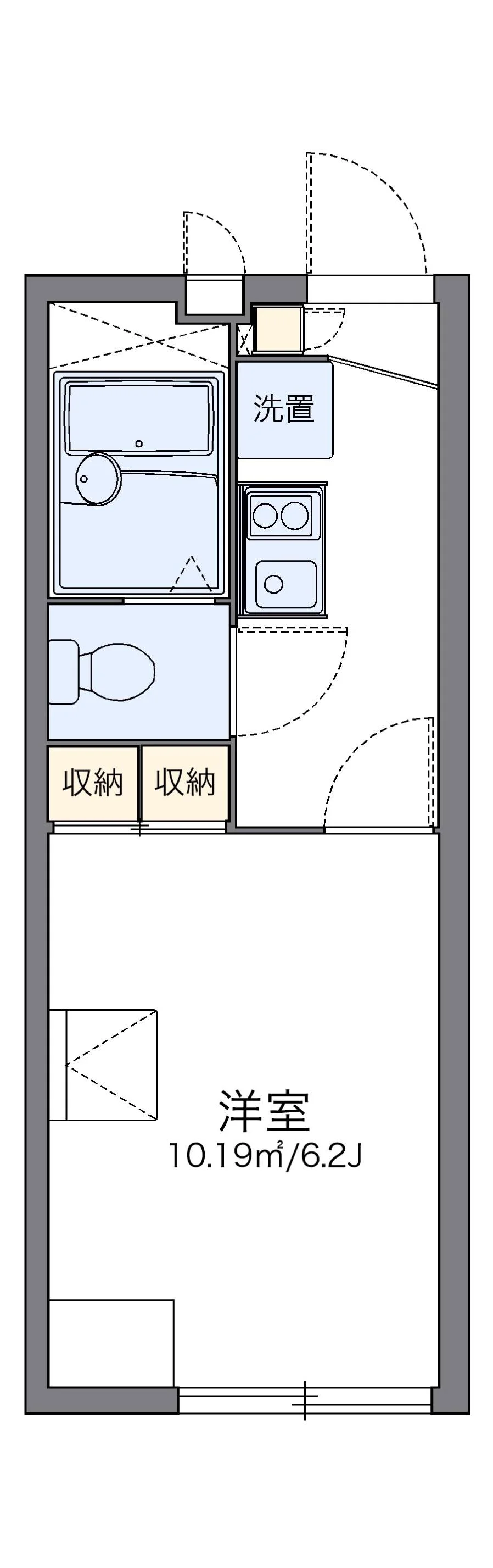 代表的な間取のため実際の間取とは異なる場合があります