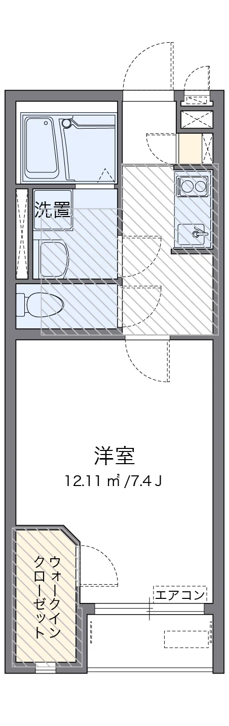 代表的な間取のため実際の間取とは異なる場合があります