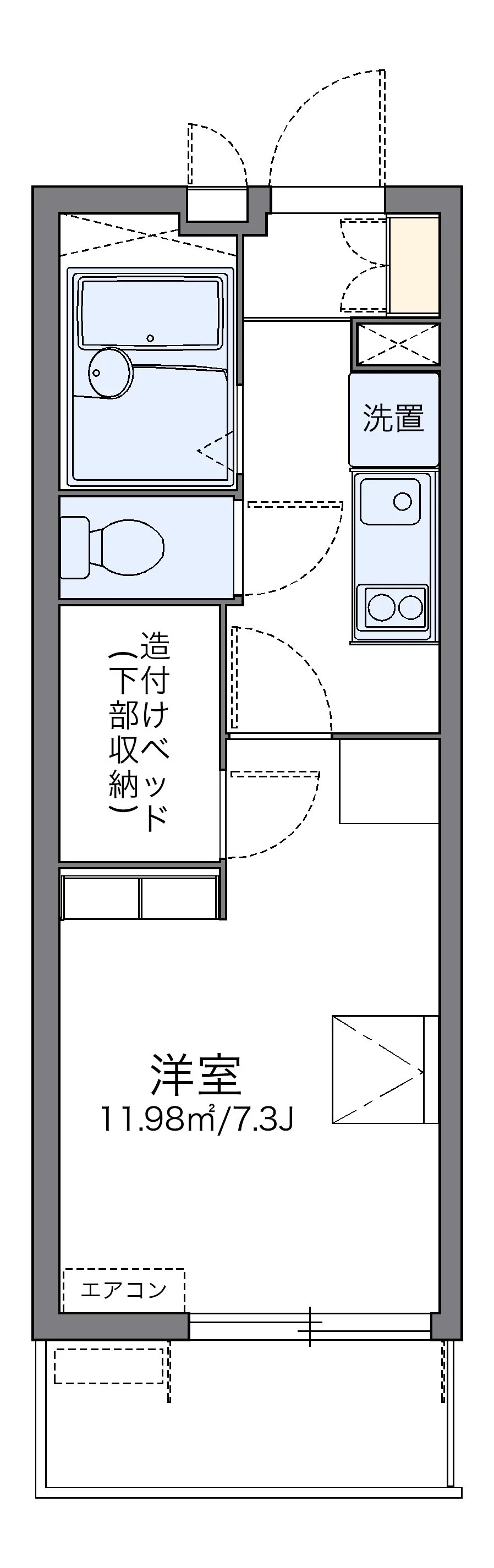 代表的な間取のため実際の間取とは異なる場合があります