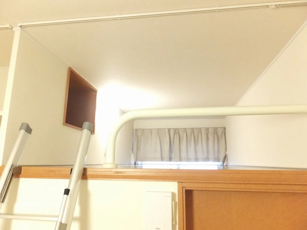 ロフト付きのお部屋です。
