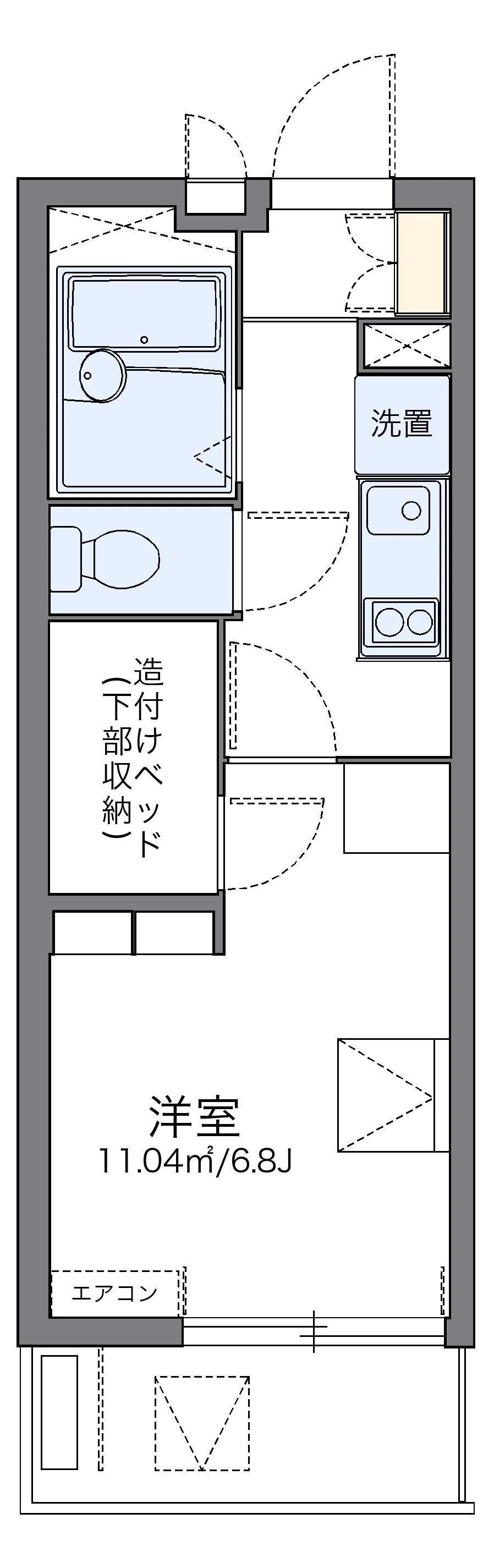 代表的な間取のため実際の間取とは異なる場合があります