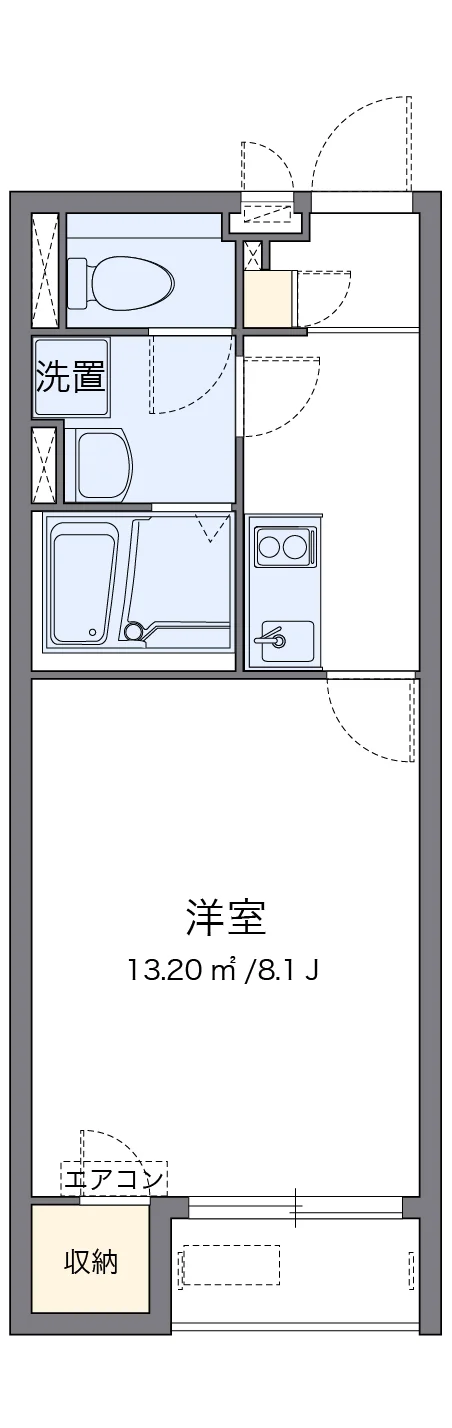 代表的な間取のため実際の間取とは異なる場合があります