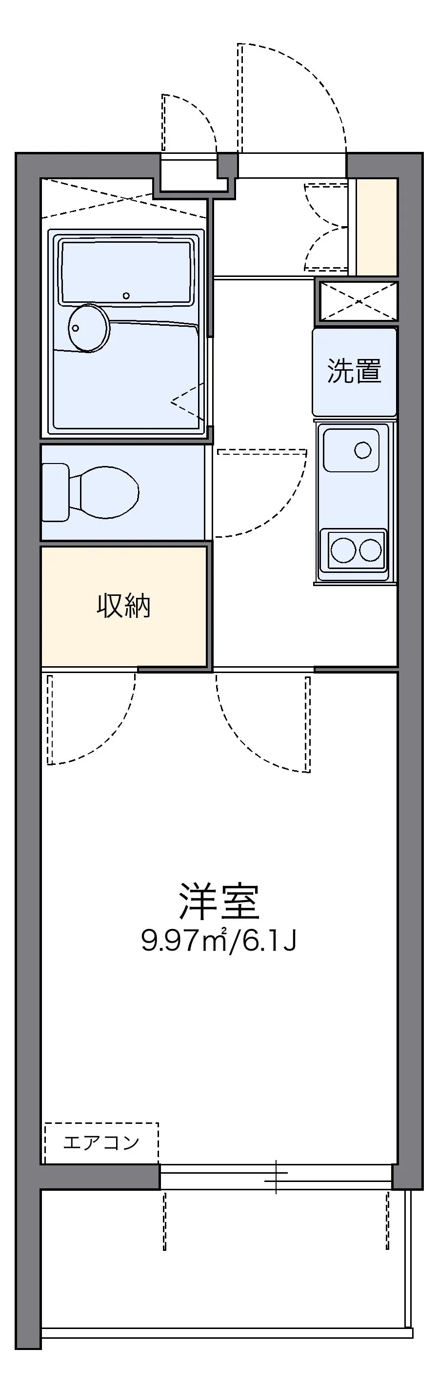 代表的な間取のため実際の間取とは異なる場合があります