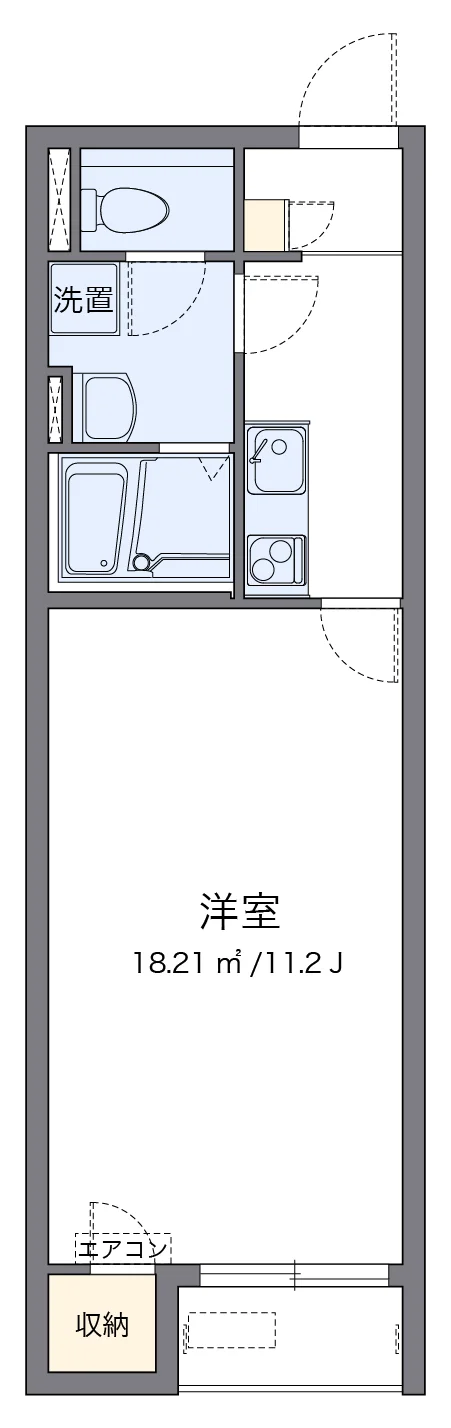 代表的な間取のため実際の間取とは異なる場合があります