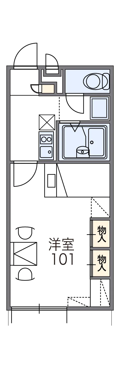 代表的な間取のため実際の間取とは異なる場合があります