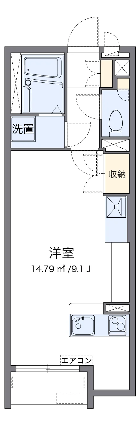 代表的な間取のため実際の間取とは異なる場合があります