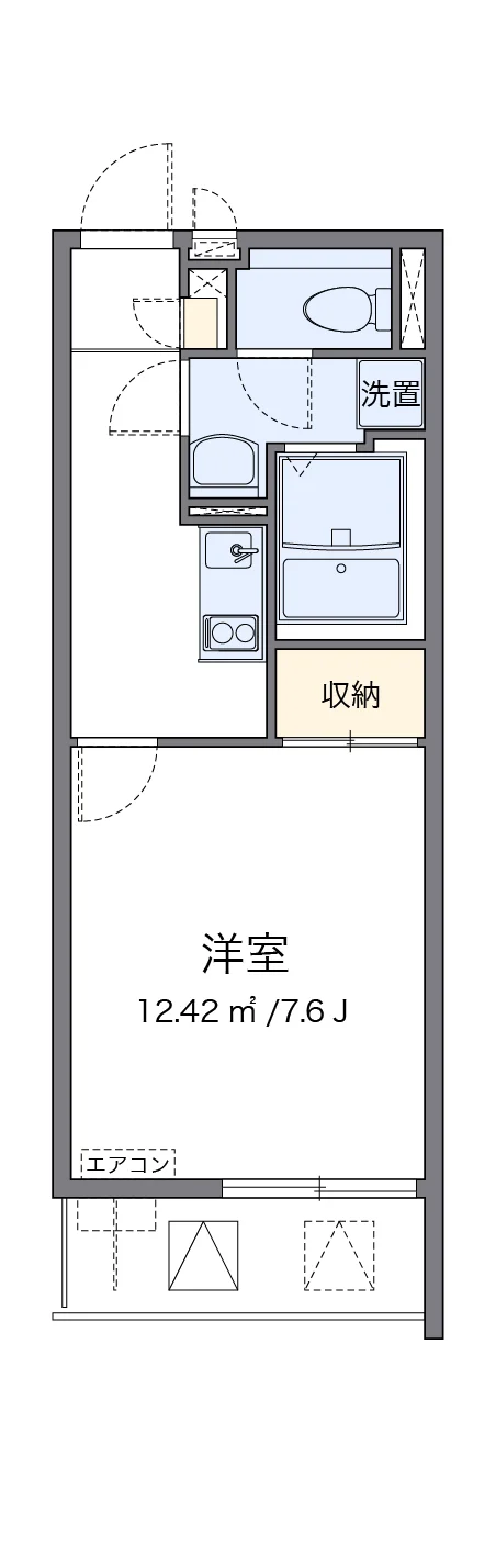 代表的な間取のため実際の間取とは異なる場合があります