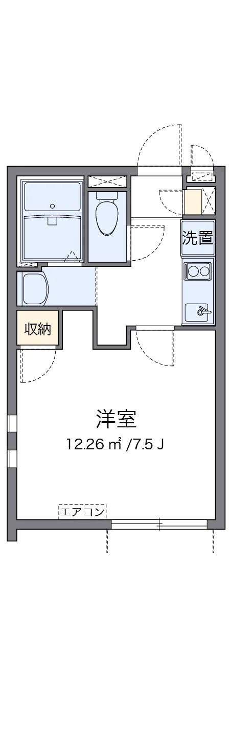 代表的な間取のため実際の間取とは異なる場合があります