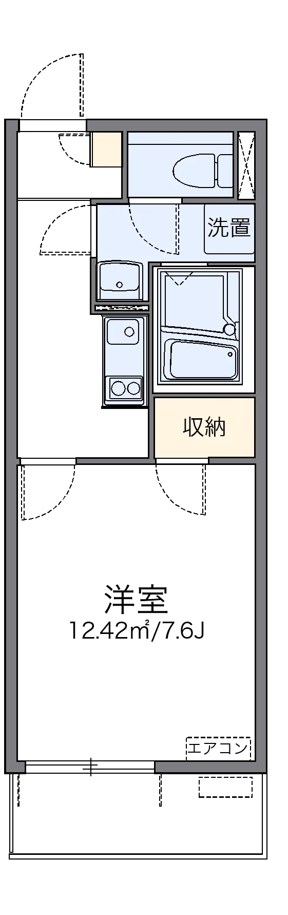 代表的な間取のため実際の間取とは異なる場合があります