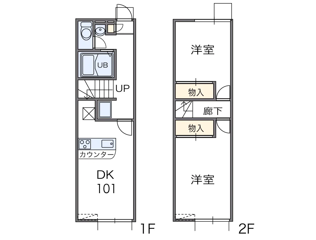 代表的な間取のため実際の間取とは異なる場合があります