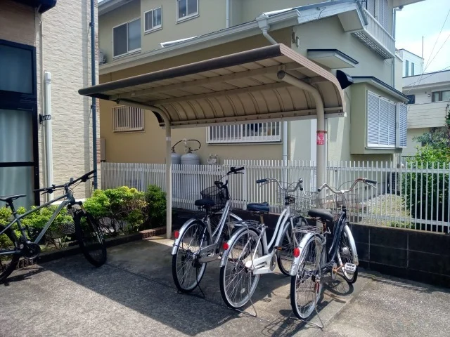 駐輪場です。