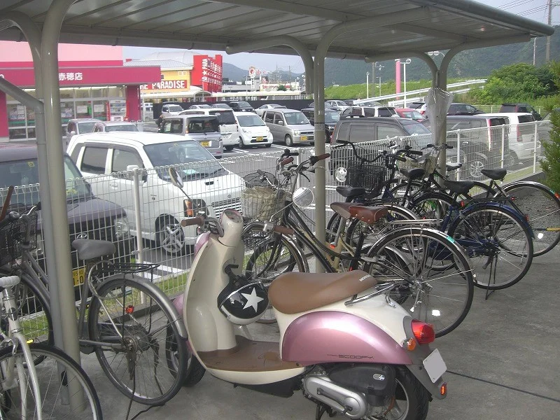 駐輪場です。