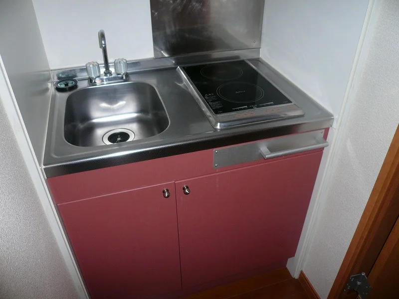 2口コンロ付きキッチン