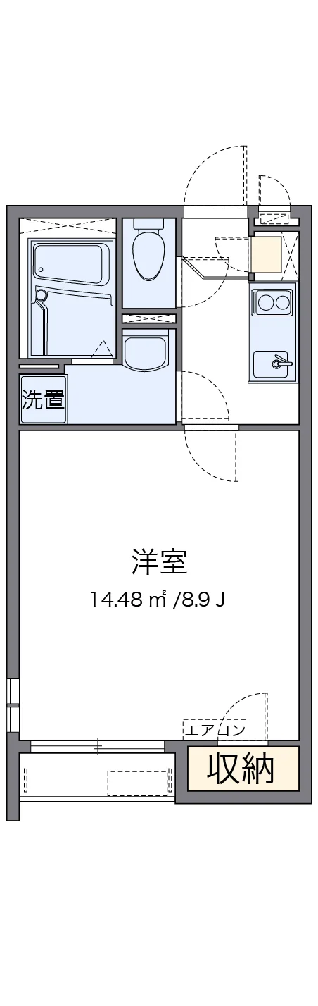 代表的な間取のため実際の間取とは異なる場合があります