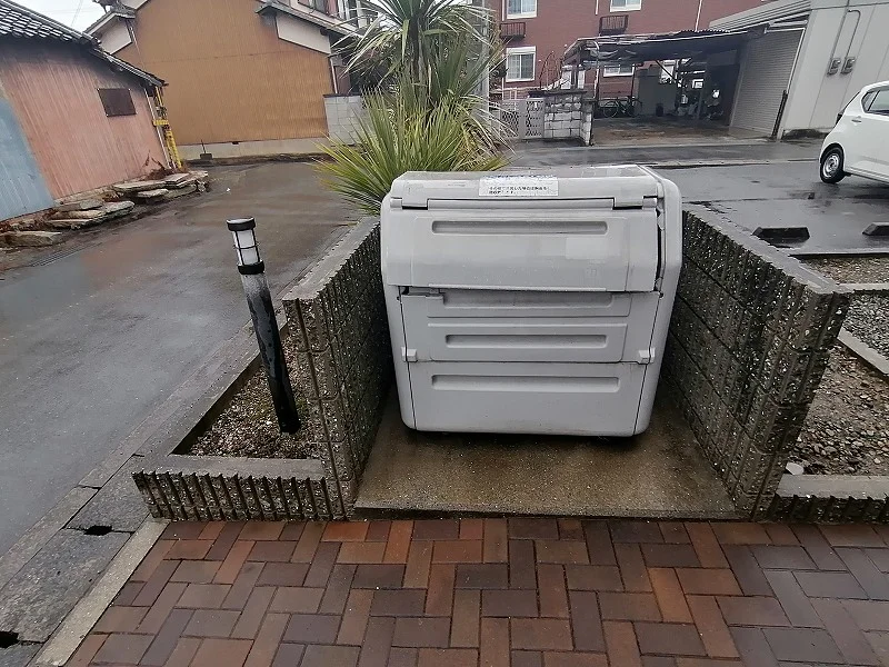 ゴミ置き場です。