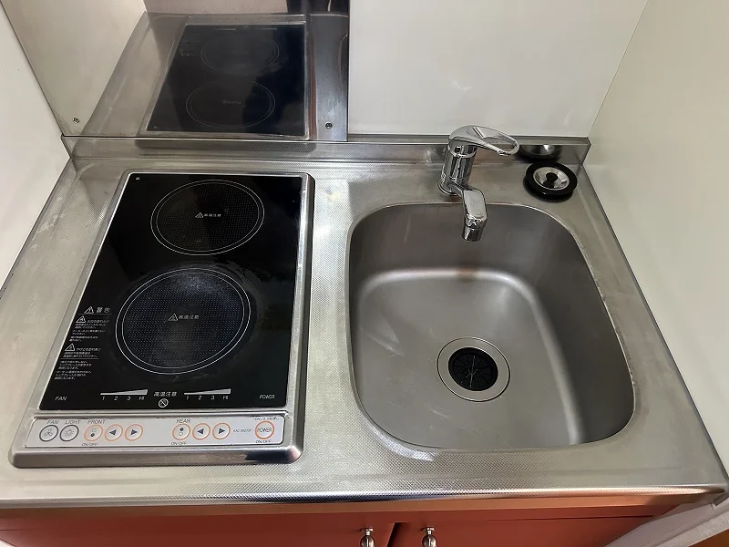 キッチン混合水栓設置済みです