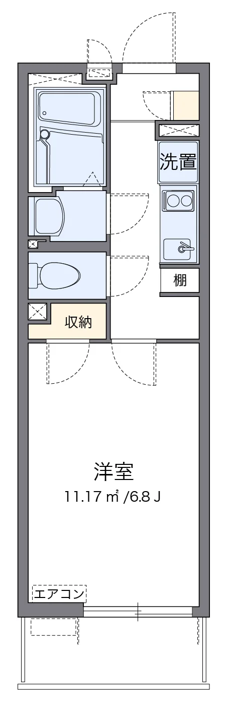 代表的な間取のため実際の間取とは異なる場合があります