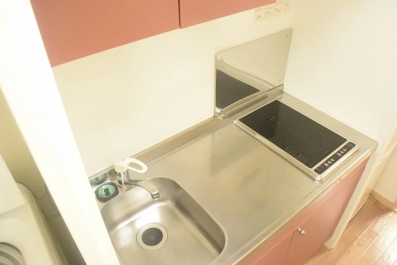 二口コンロで料理がしやすいです♪