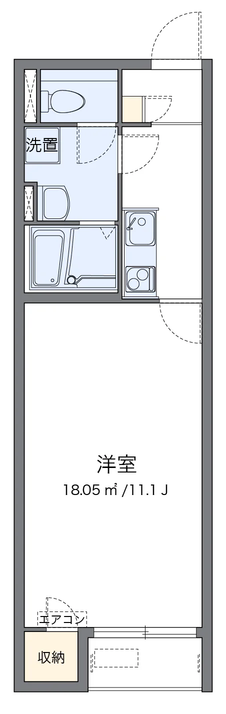 代表的な間取のため実際の間取とは異なる場合があります