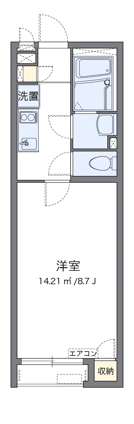 代表的な間取のため実際の間取とは異なる場合があります