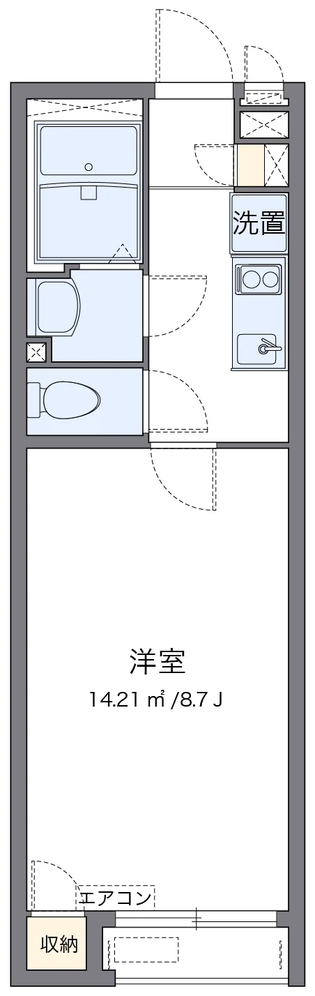 代表的な間取のため実際の間取とは異なる場合があります