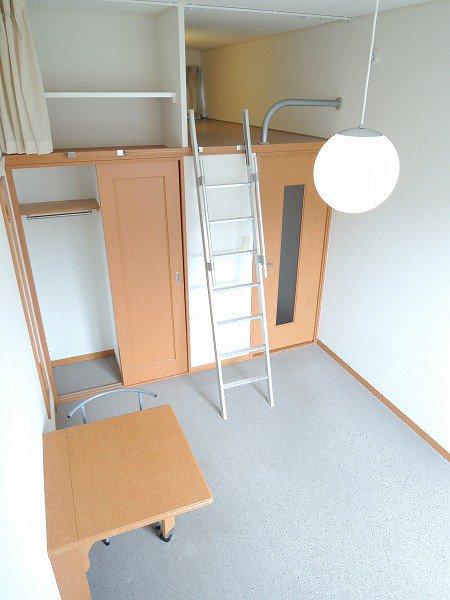 ロフト付き部屋