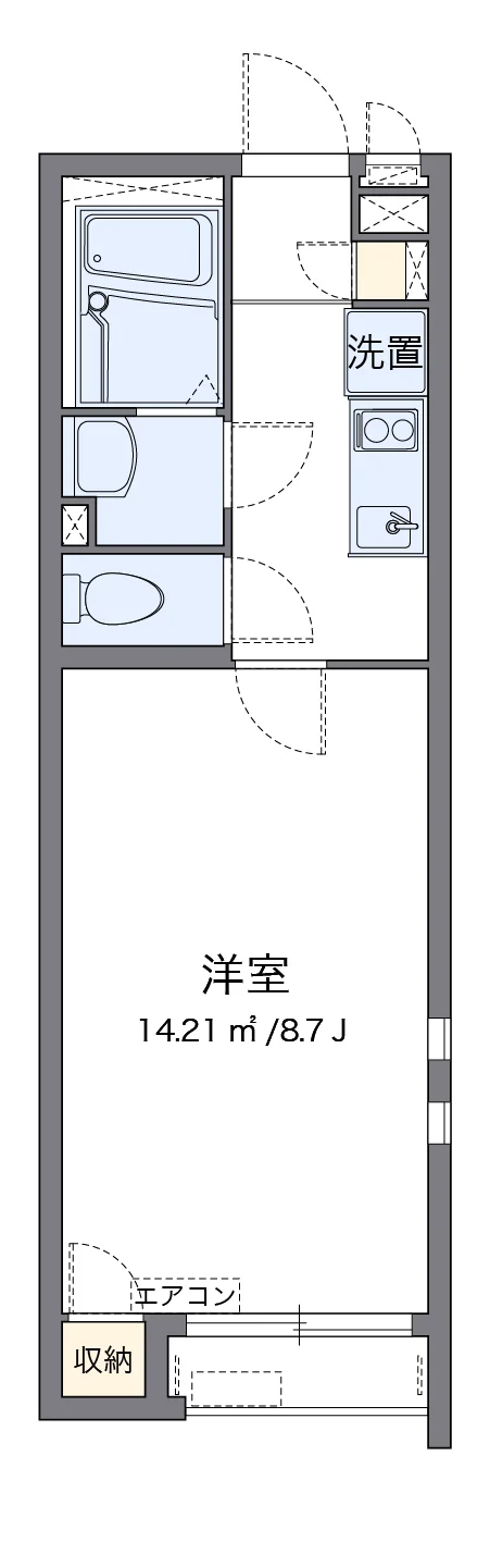 代表的な間取のため実際の間取とは異なる場合があります