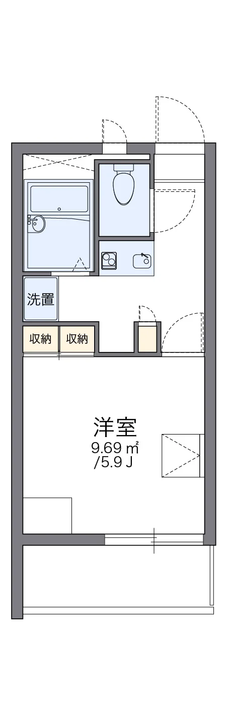 代表的な間取のため実際の間取とは異なる場合があります