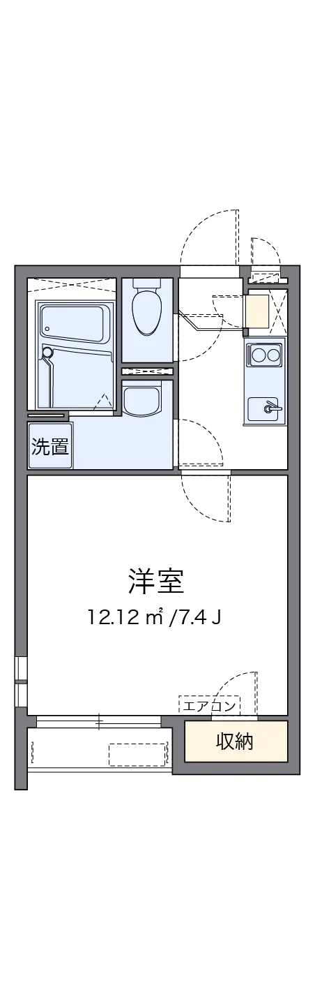 代表的な間取のため実際の間取とは異なる場合があります