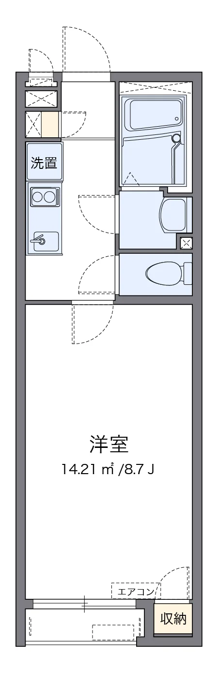 代表的な間取のため実際の間取とは異なる場合があります