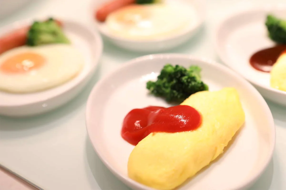 卵料理は目の前で調理いたします♪（朝食）