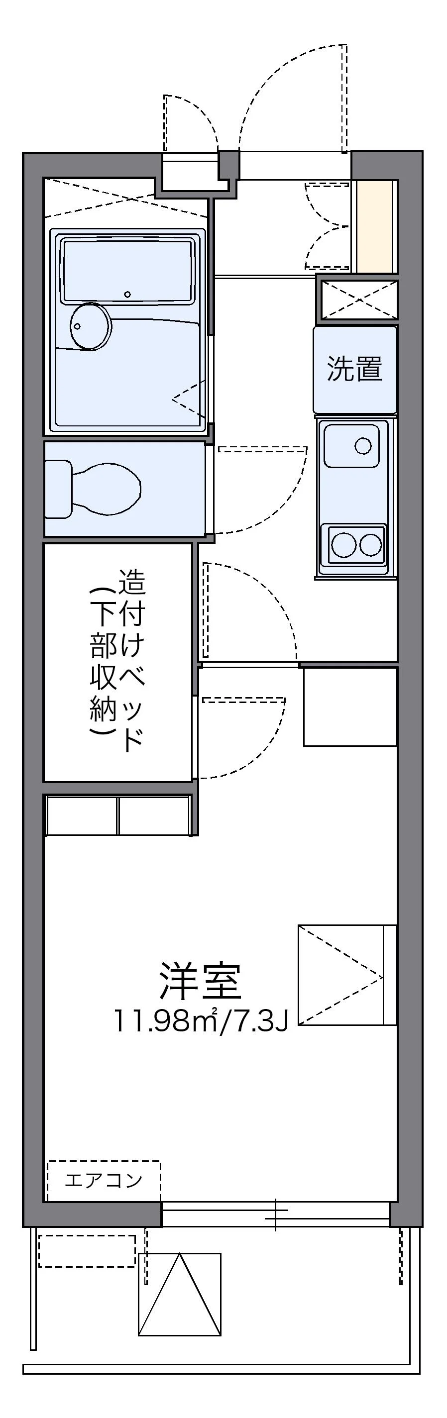 代表的な間取のため実際の間取とは異なる場合があります
