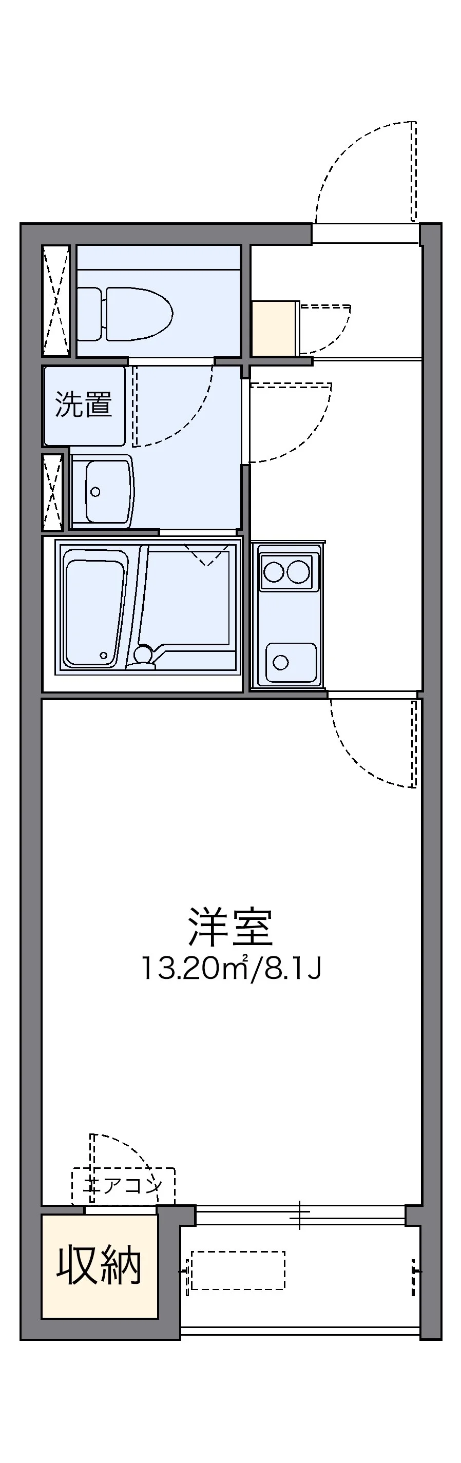 代表的な間取のため実際の間取とは異なる場合があります